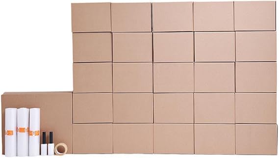 Caixas Grandes Para Mudança Kit Completo Filme Fita E Bolha