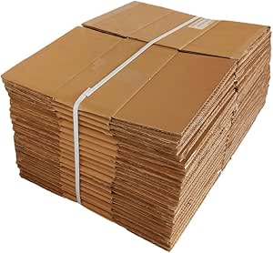 Kit com 20 Embalagens para Envio – Caixas de Papelão Resistente para Armazenamento, Ruvolo